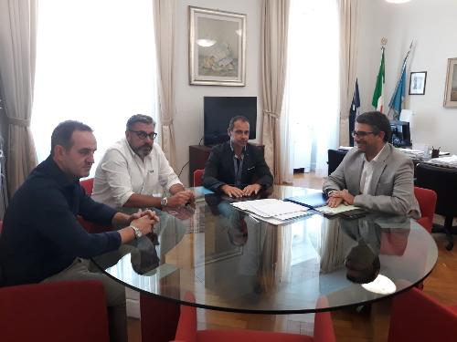 L’assessore regionale alla Sicurezza, Pierpaolo Roberti, all’incontro oggi a Trieste con i vertici del Sindacato autonomo di Polizia (Sap) regionale e di Trieste